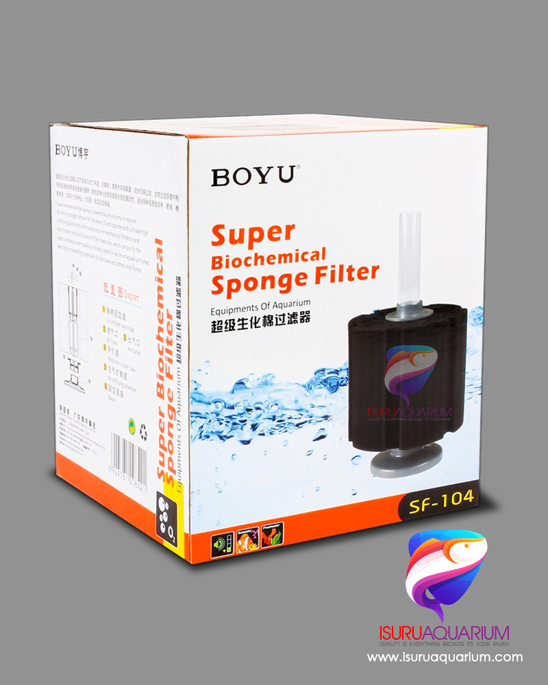 BOYU Biochemical Sponge Filter SF-104