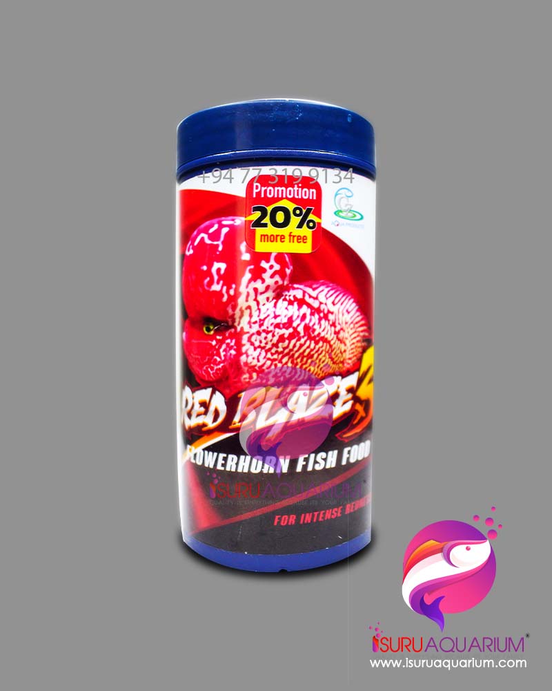 RED Blaze CZ Aqua Flowerhorn Food 100g Can