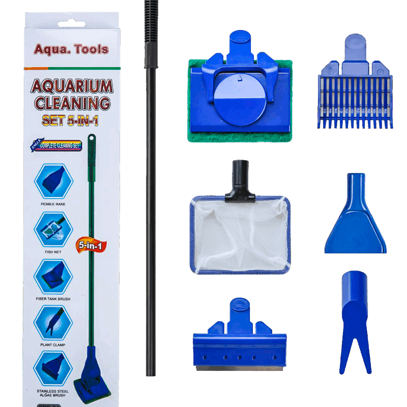 5 in 1 aquarium cleaning set