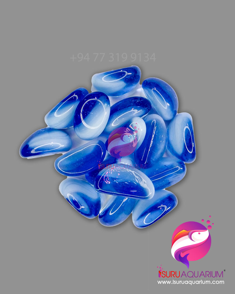 Decorative Multi Color Glass Stone/Pebbles 1kg