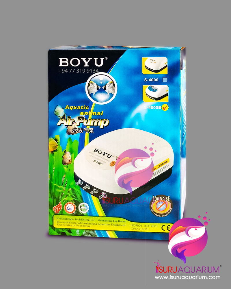 BOYU S 4000 B 4 Way Aquarium Air Pump S-4000B