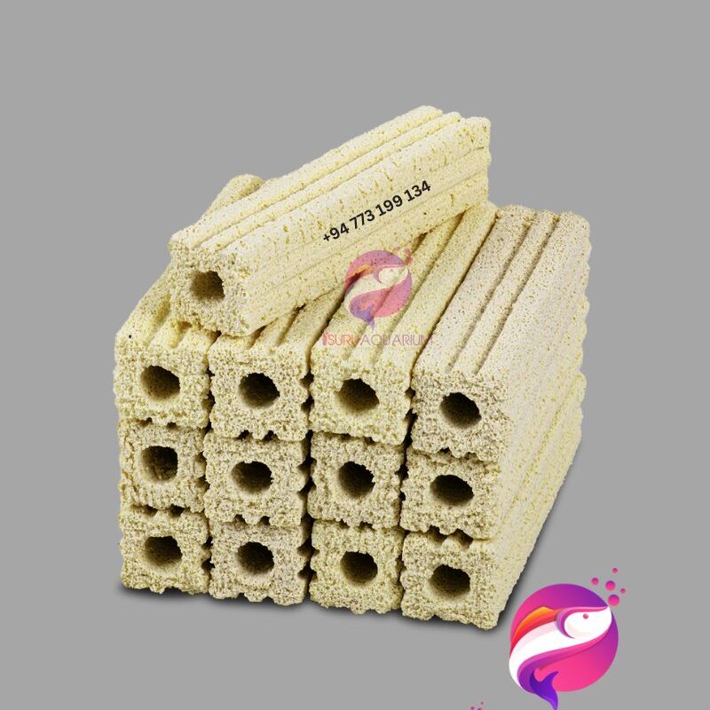 Bacteria House Filter Media Square Shape with Grooves