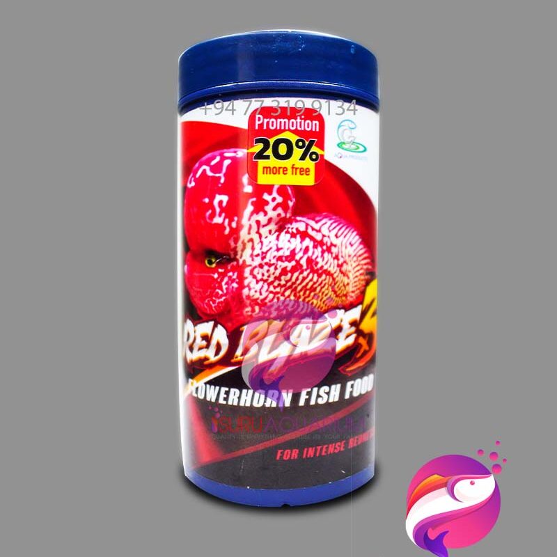 RED Blaze CZ Aqua Flowerhorn Food 100g Can