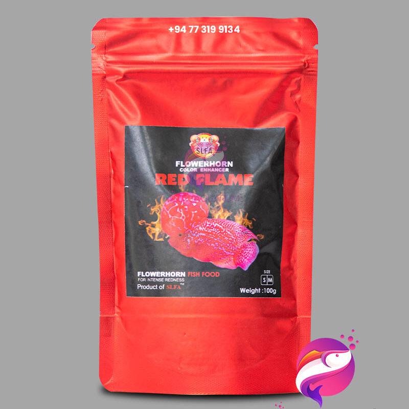 Red Flame Flowerhorn Colour Enhancer Fish Feed 100g